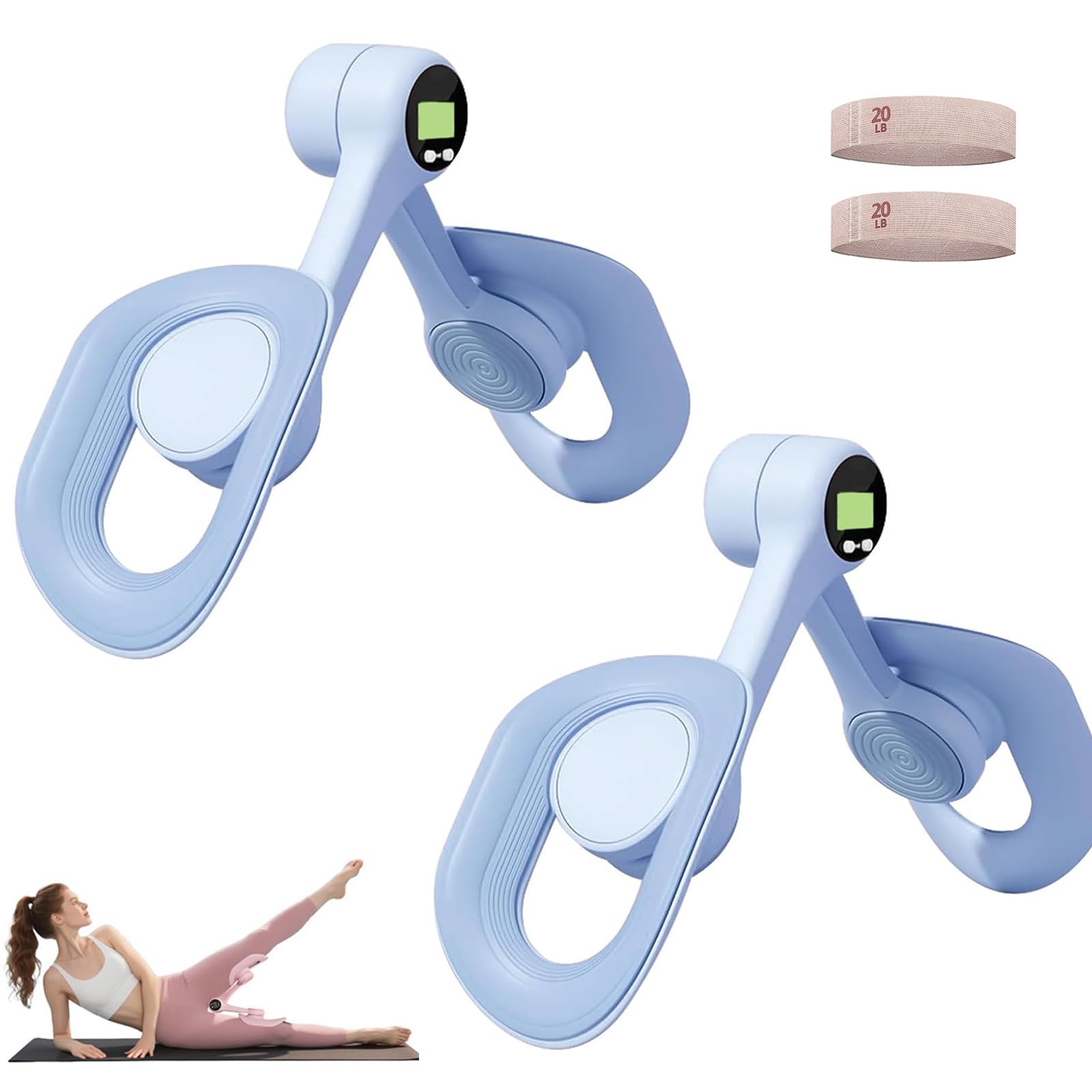 Fortis Control Trainer, Fortis Pelvic Control Trainer for Men, Pelvic Floor Trainer for Women with Counter, Inner Thigh Muscle Master Exercise Devices, Anti Slip Design,For Home,Gym