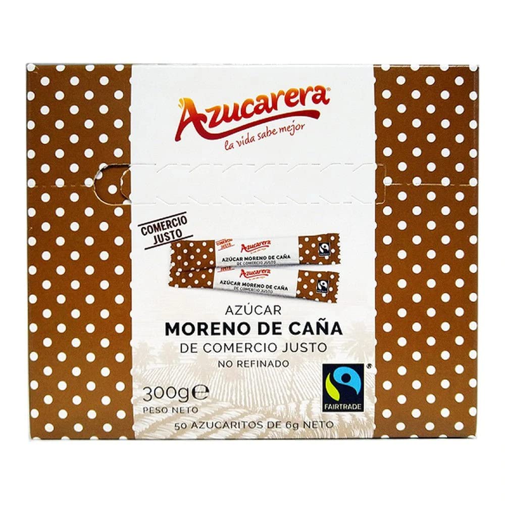 Azucar Moreno de Caña Azucarera 50 azucarillos 300g