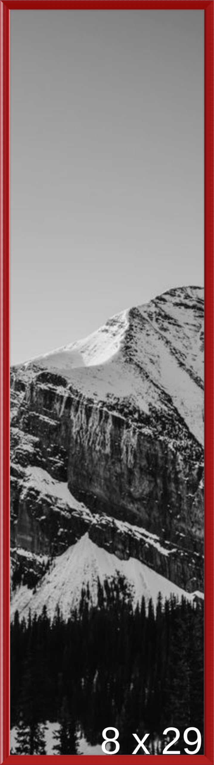 Frame It Easy 8 x 29 Red Metal Frame (Ashford)