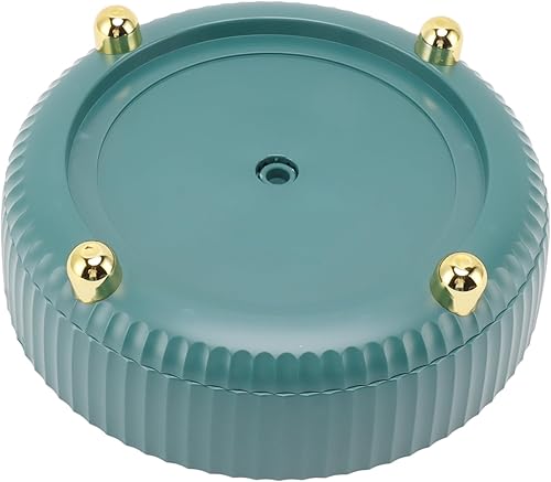 Miniatura 9 de Lazy Susan - Organizador giratorio de gran capacidad, organizador de perfumes de maquillaje antideslizante de gran capacidad, almacenamiento de