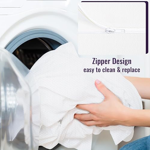 Miniatura 5 de PayLessHere Colchón de espuma viscoelástica de gel refrescante de carbón de bambú de tamaño completo de 12 pulgadas en una caja, colchón de firmeza