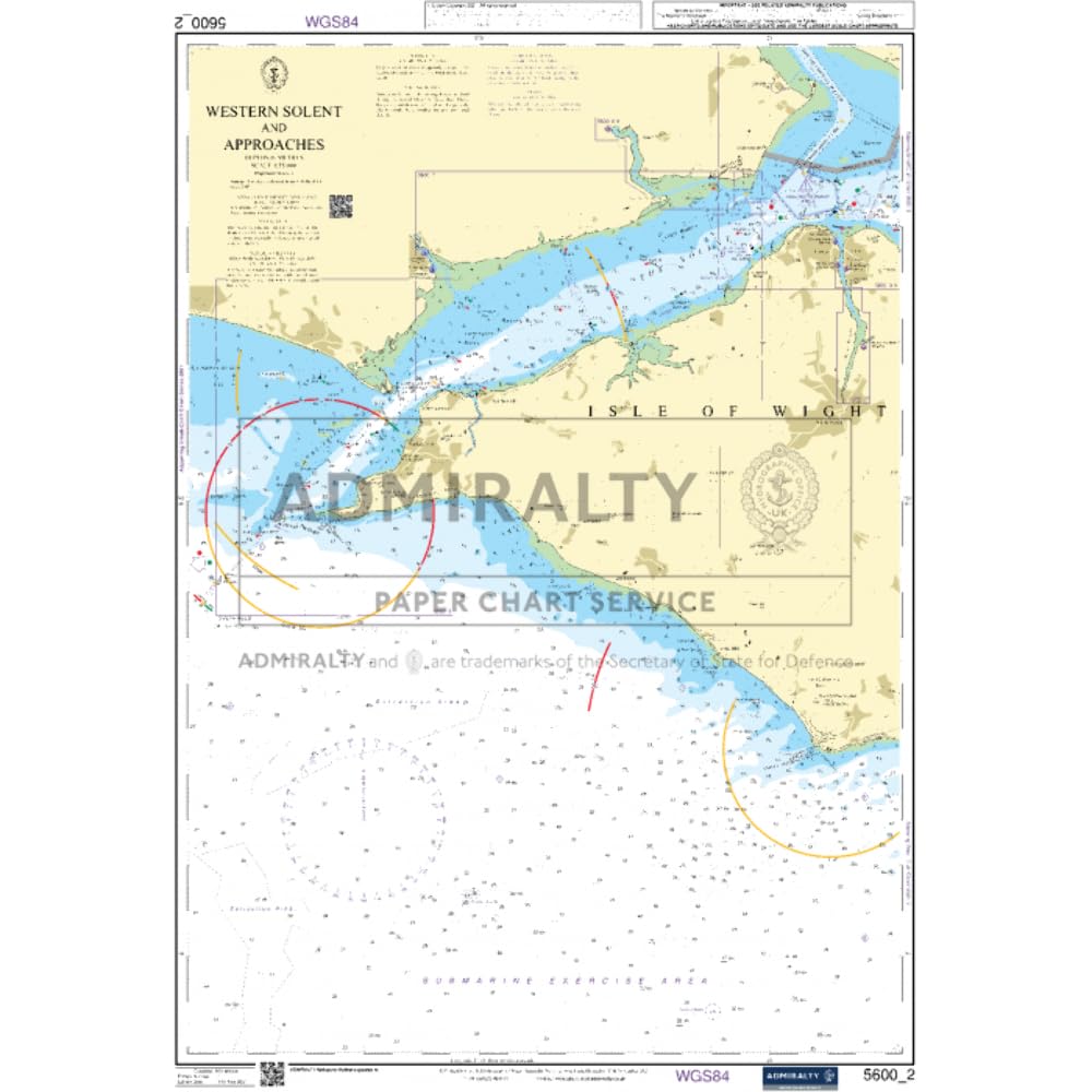 Admiralty Small Craft Chart 5600_2 - Western Solent and Approaches