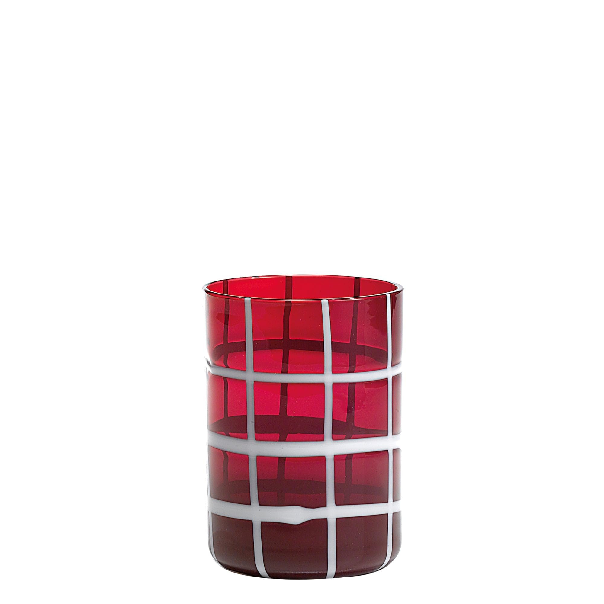 Verres en verre soufflé rouge Zafferano pour illuminer vos dîners et apéritifs