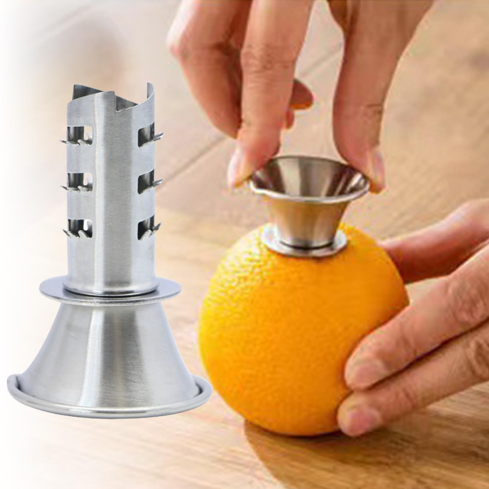 Presse-citron Manuel Mini En Acier Inox : Compact Et Puissant Pour Citrons Et Oranges | Idéal Cuisine, Voyage, Camping