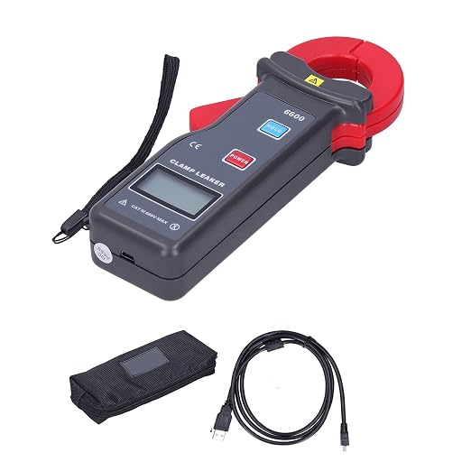 Pinza Amperimétrica AC 0mA-600A con Comunicación USB miniatura 6
