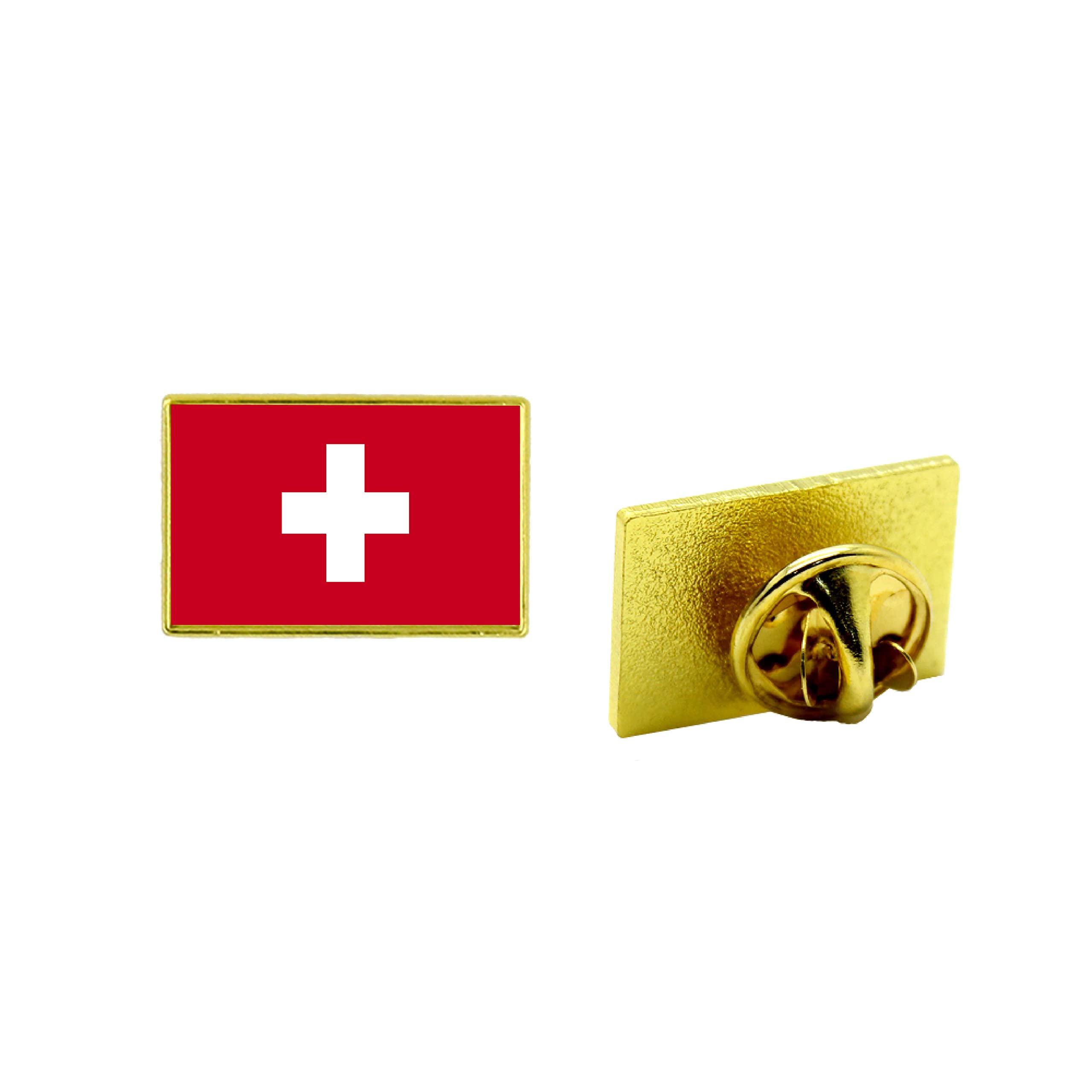 GenericSwitzerland National Flag Lapel Pins Brooch Badge for expressing your patriotism