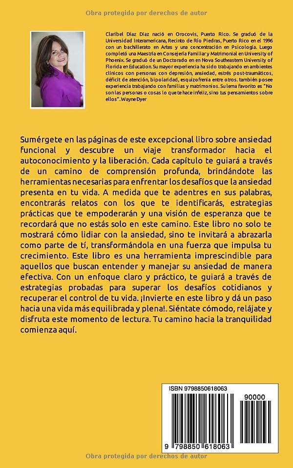 Miniatura 2 de Ansiedad Funcional Convierte tu ansiedad en tu mejor aliado (Spanish Edition)