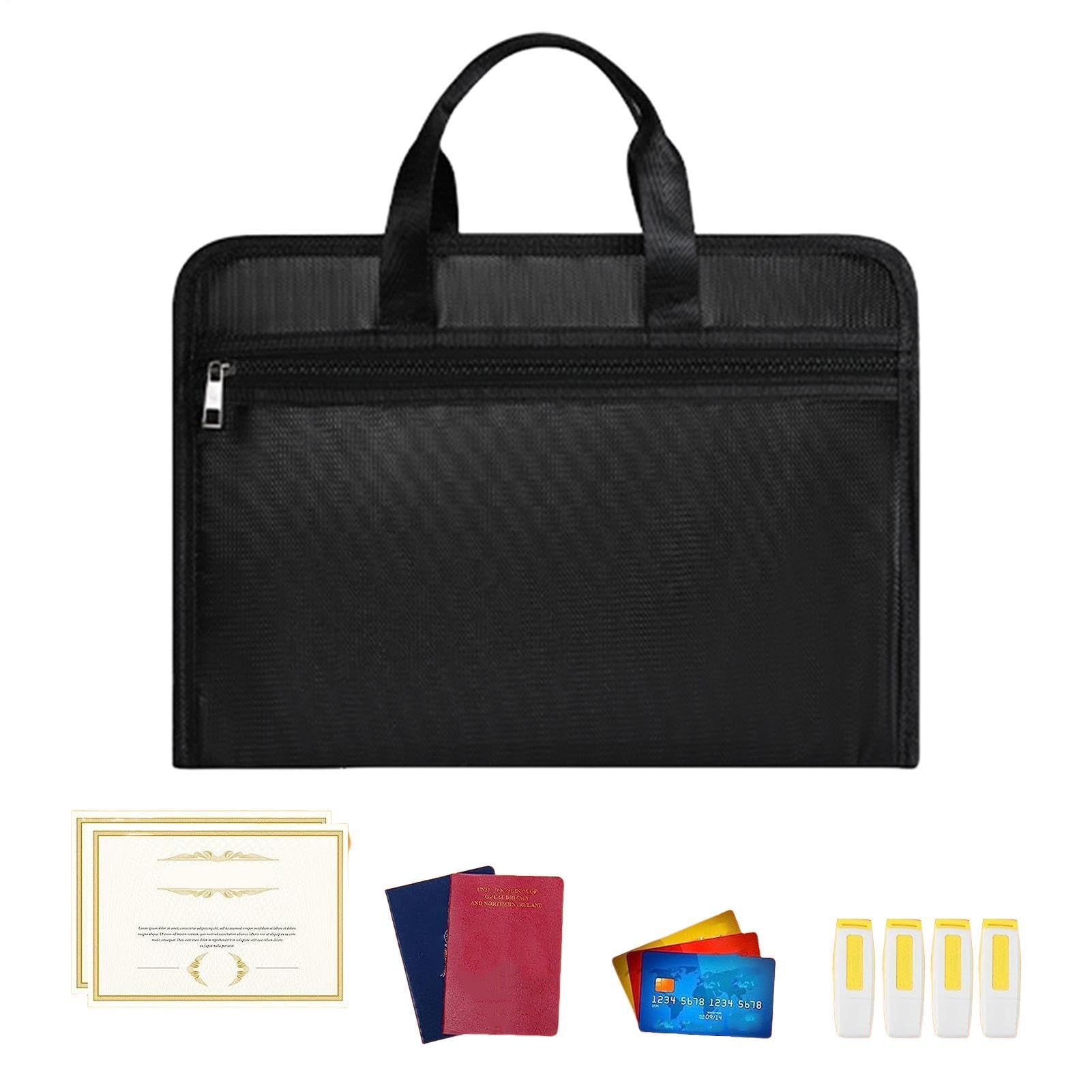 Organizer A Soffietto Classificatore Per Documenti Ignifugo, Impermeabile, | Organizer Documenti Impermeabile Adatto Per Uso Domestico, Scolastico, Universitario, In Aula U