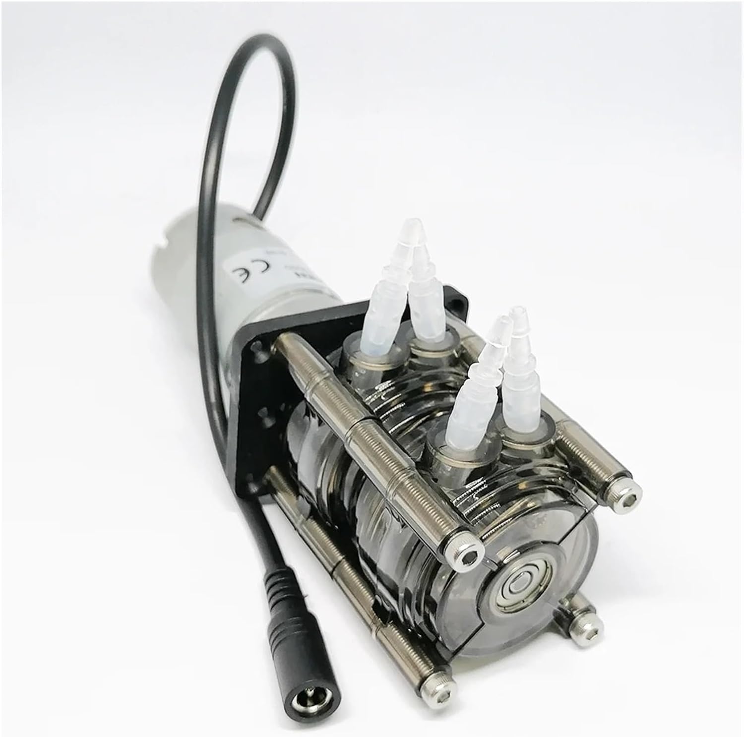 Peristaltic Pump Water Rotary Pumping Adjustable Flowrate 20~200ml/min Plug And Play(Dock add EU adapter)