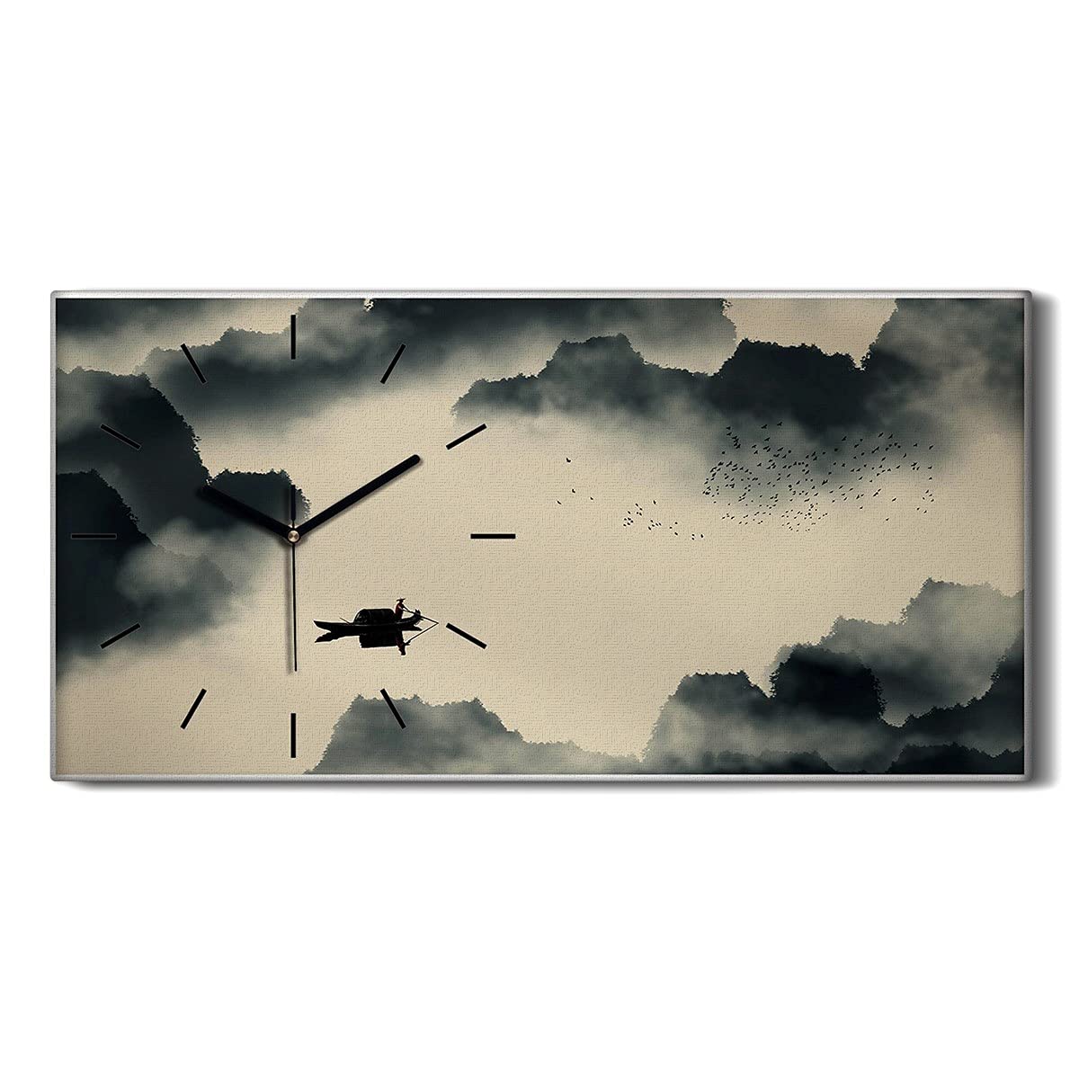 Art Mural Art Moderne Horloge sur Toile Image Salon