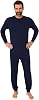 Normann Care Mens Alzheimers Clothing Nursing Jumpsuit Pajama long sleeve with zipper at back