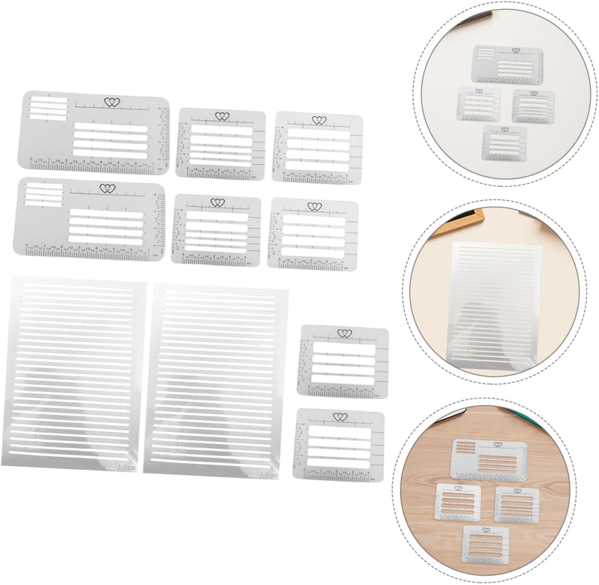 Envelope Addressing Guide Stencils Plastic Line Ruler Templates for Letter Writing Invitations Journaling with Clear Spacing Marks Smooth Pen Glide Compact Portable Design
