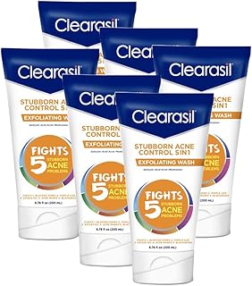Clearasil Ultra 5 en 1 exfoliante lavado, 6.7...