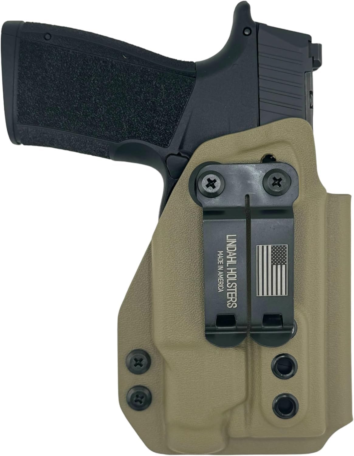 IWB Compatible with Sig P365X Macro/TACOPS TLR-7 Sub Holster - Optic Ready - Inside The Waistband Concealed Carry - Adjustable Cant and Retention Kydex Holster - USA