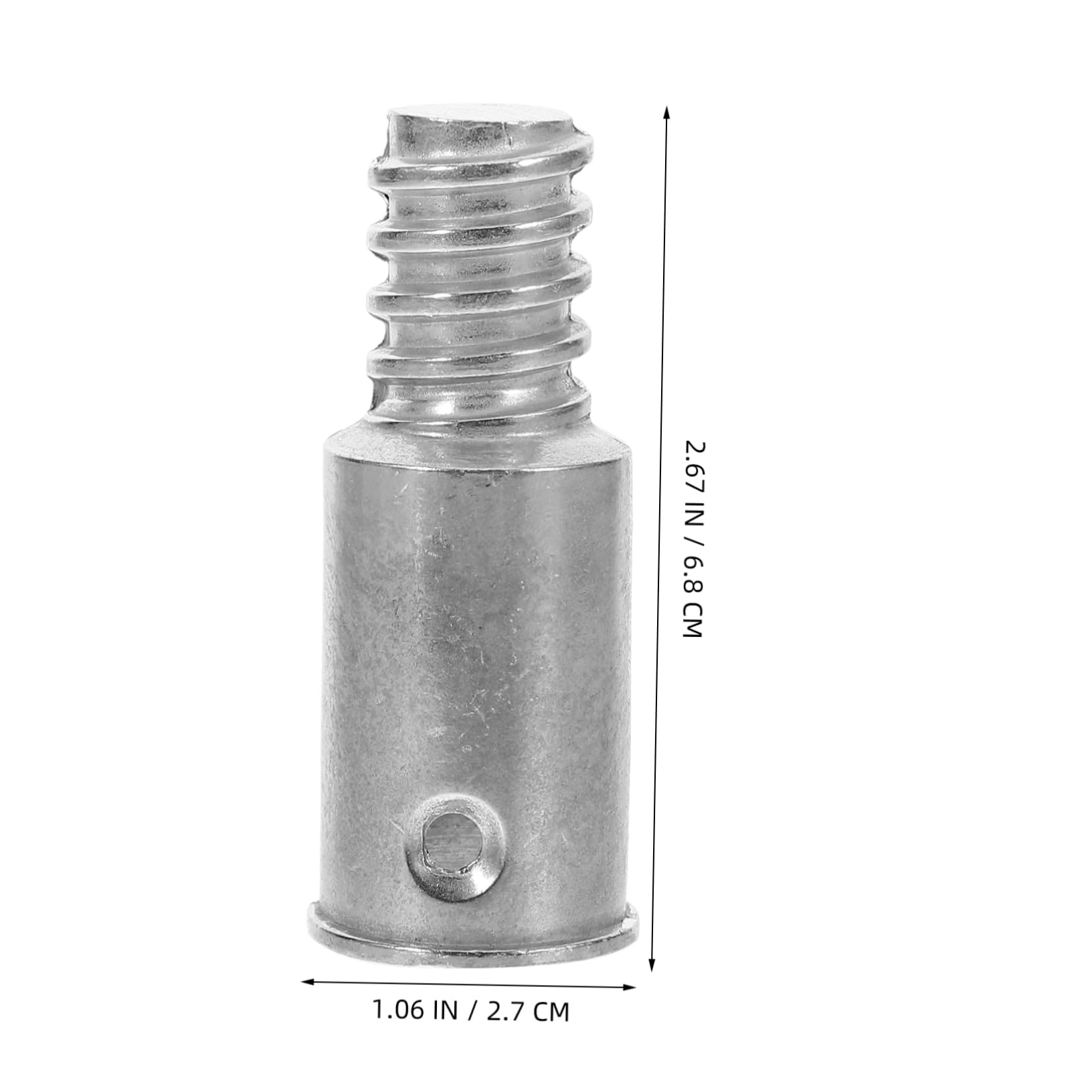 Adapter Końcówki z Gwintem Do Kijów Teleskopowych Uniwersalne Złącze Do Mopów Mioteł i Wałków Malarskich Wykonane z Aluminium Łatwy Montaż