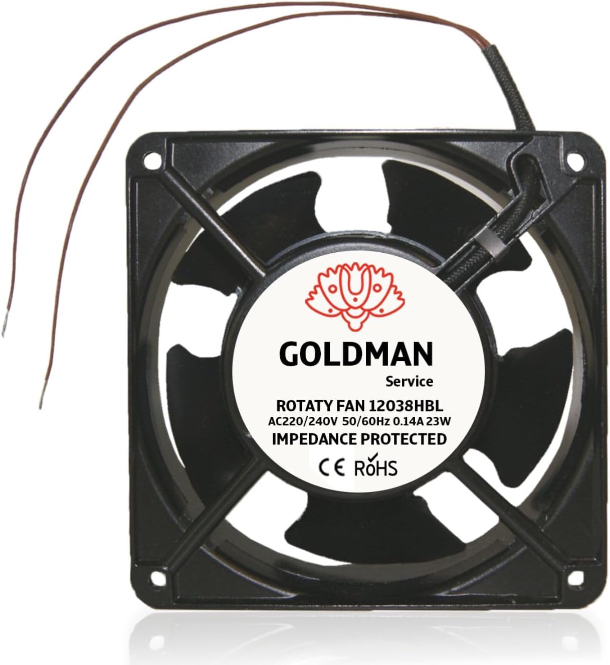 Ventilateur Axial Cassette Cheminée - Haute Température 120x120mm