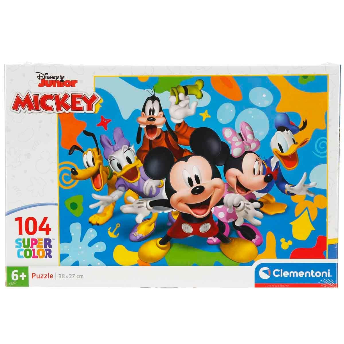 Clementoni Puzzle 104 pieces, Disney Mickey and Friends, Puzzle for Kids 6+ Years, Made in Italy, 25053, Multicolor - Image 3
