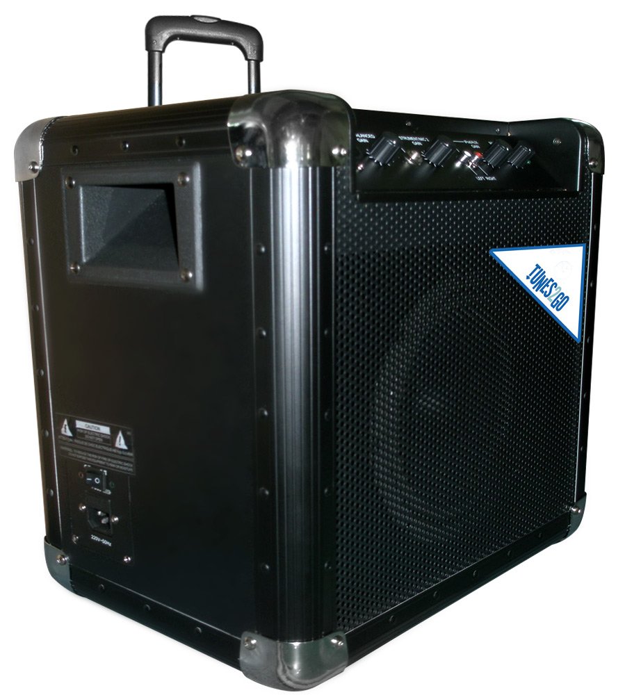 TUNES2GO GA11080 Portable PA System and Guitar Amplifier