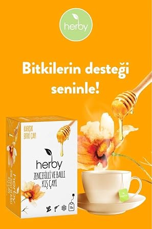 Herby Ginger Honey Winter Tea, Pack of 3