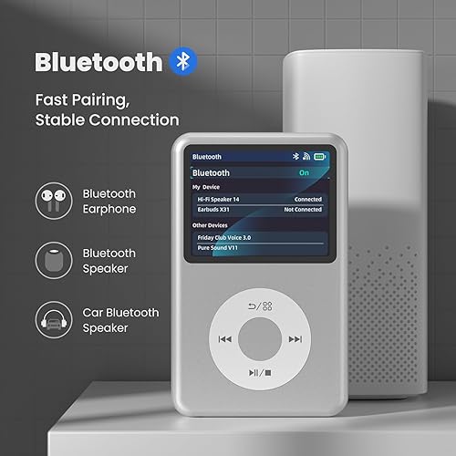 Miniatura 3 de Reproductor de MP3 con Bluetooth innioasis Y1 Video Reproductor de música digital HiFi Mini Audiolibro portátil para niños MP3 2025 Buena opción de