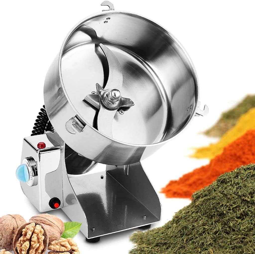 Grinder 2000g Electric Mill Swing Type Stainless Steel Grain Cereal Flour Powder Machine Herb Pulverizer Superfine 220V