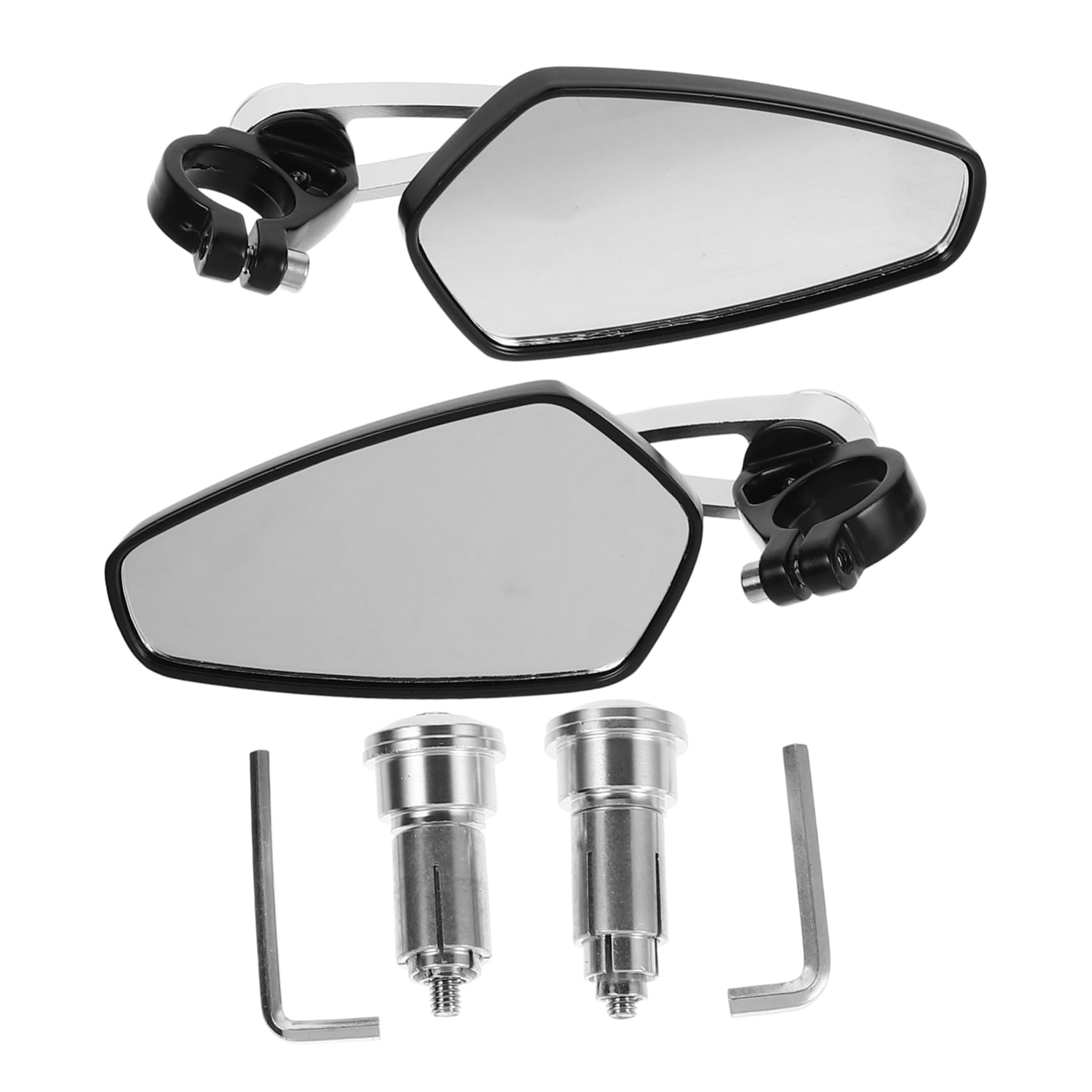ABOOFAN Rétroviseur pour Moto Rétroviseur Latéral pour Vélo Installation Facile sur Guidon Design Rétro pour Véhicule