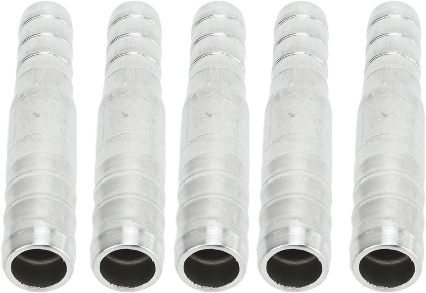 PerGar 50 Pcs Air Conditioning Hose Barb Fitting, Aluminum Pipe Connector Universal Automotive Replacement Air Conditioning Adapters Fit for Car Truck Engineering Modification(12.5mm to 14mm Sleeve)