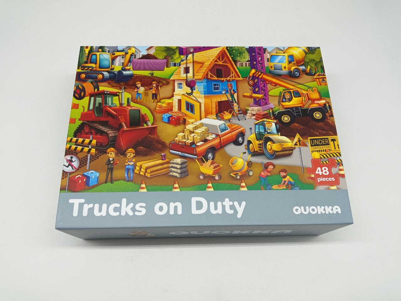QUOKKA Puzzle Grandi Bambini 3 4 5 Anni - 60x90 cm Puzzle 48 Pezzi Gigante da Pavimento Bambino 5 6 Anni - Grande Giocattolo con di Costruzione - Giochi Educativi per Ragazzi e Ragazze dai 2 ai 6