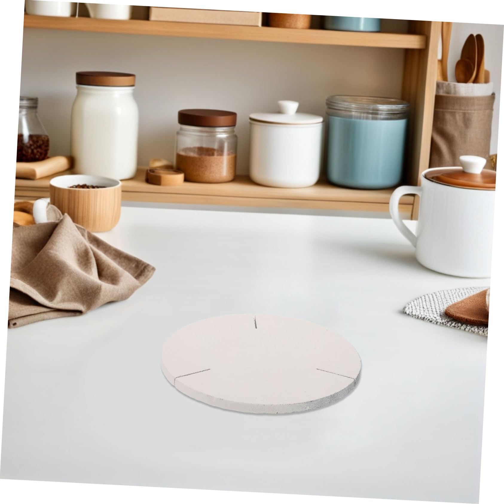 SHINEOFI Krzemowy Płyt z Pieca Ceramicznego Artykuły Ceramiczne Oporne Na Krzemowa Węgliek White