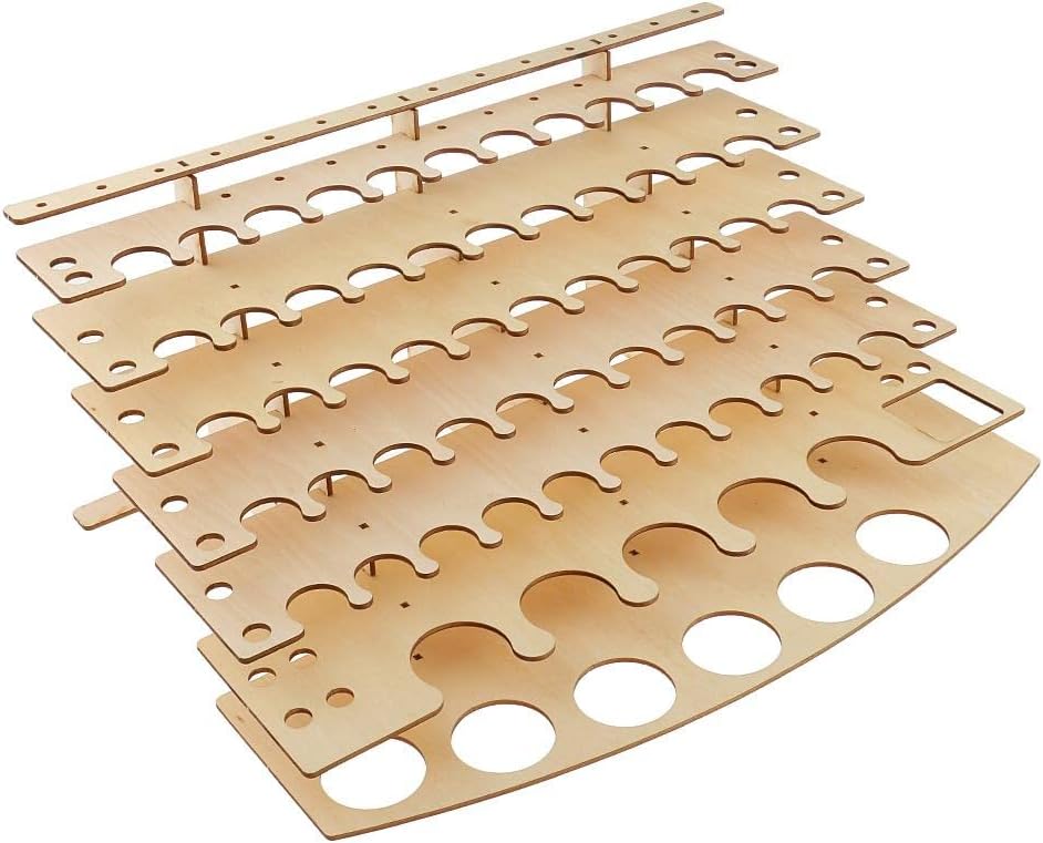 Wooden Paint Bottle Rack Model Organizer Paint Storage Stand Holder Box Hobby Art Craft Supplies
