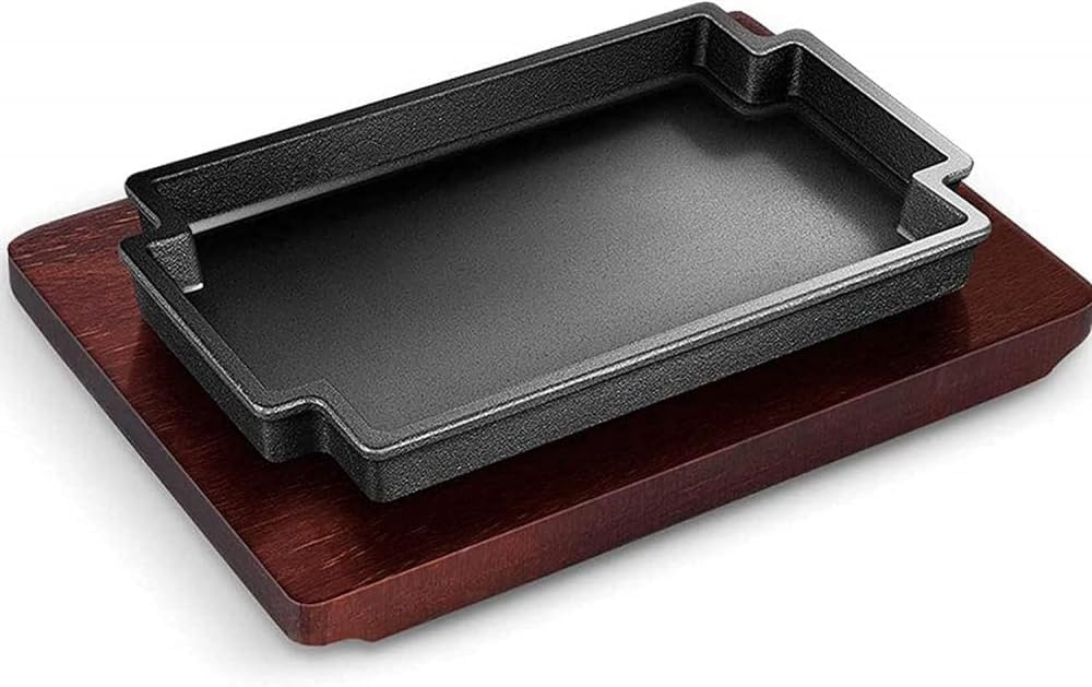 Yishuoyzbs Cast Iron Steak Platter 5組 南部鉄器 岩鋳 鉄皿 ステーキ5枚 Yishuoyzbs Cast Iron Steak Platter 5組 南部鉄器 岩鋳 鉄皿 ステーキ5枚