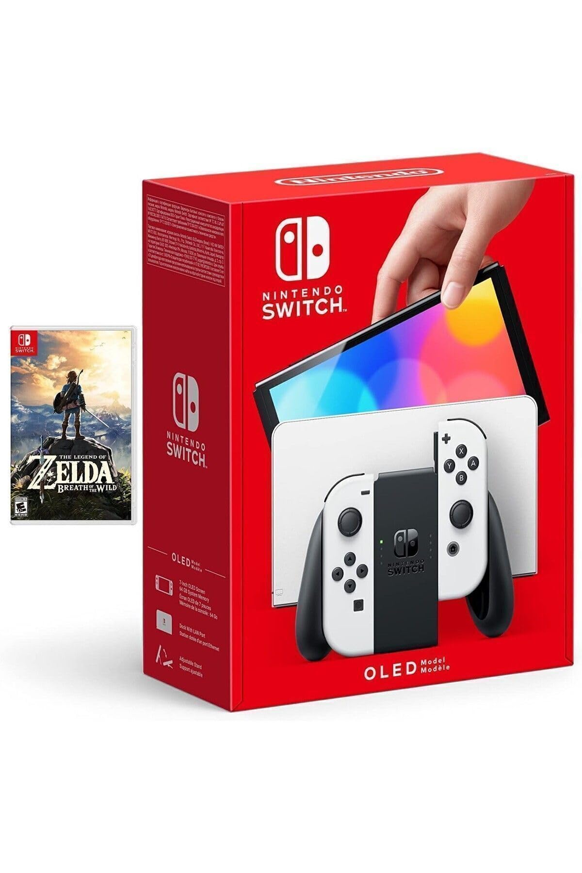 Nintendo Switch 64 Gb Konsol Oled Model + Zelda Switch Oyun