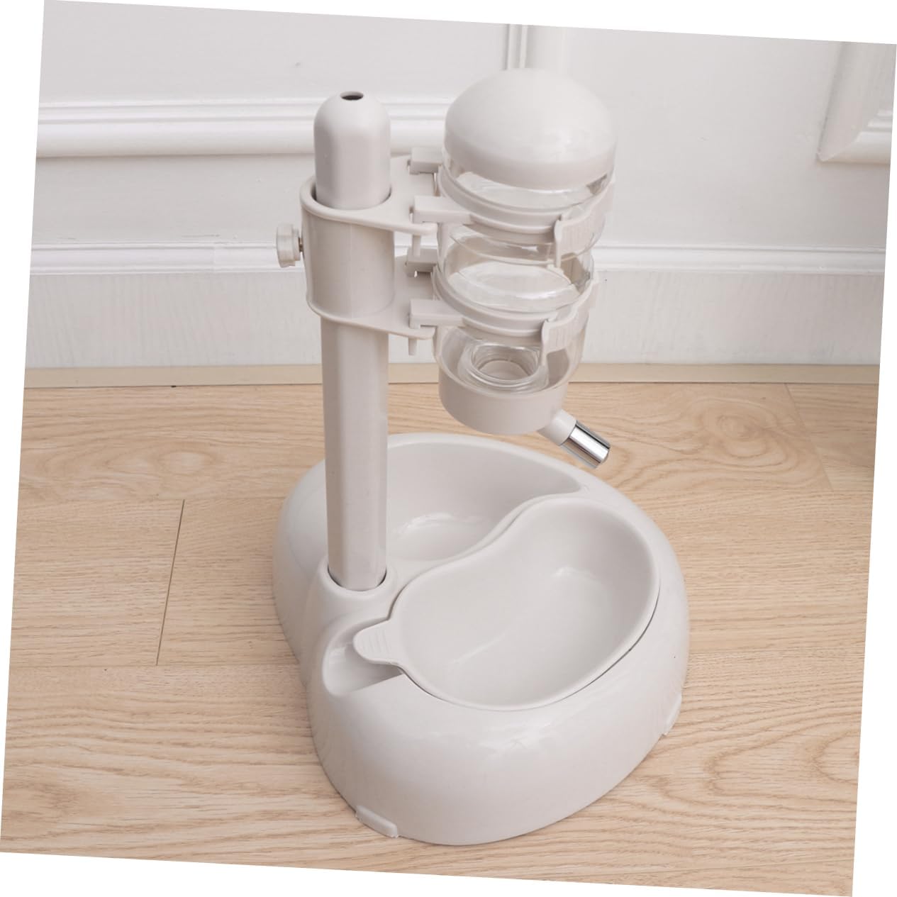 Automatic Pet Water Dispenser Pet Drinking Fountain for Dogs and Cats Removable Design Non- Base Easy to White Hanging Water Feeder