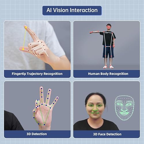 Miniatura 5 de ROS2 Robot Car para Raspberry Pi 5 Programable AI Vision Smart Robot Kit 360 Movimiento Omnidireccional chasis, Lidar SLAM mapeo navegación