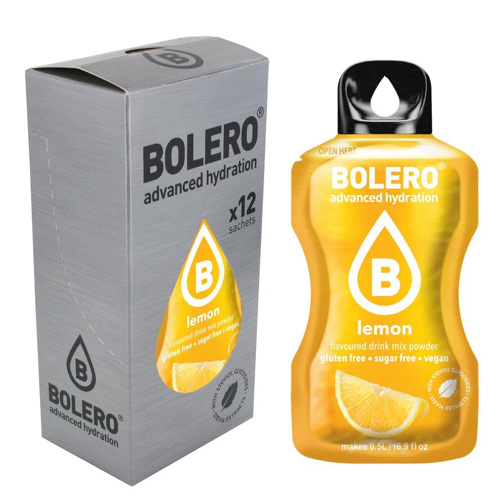 Bolero Sticks Drink, 3 g, Lemon, 12-Count