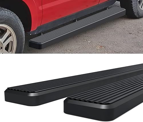 Miniatura 4 de HD Ridez Estribo lateral de 6 pulgadas, acero inoxidable, color negro, compatible con Ford Explorer 2006-2010 de 4 puertas (excluye modelos con CA