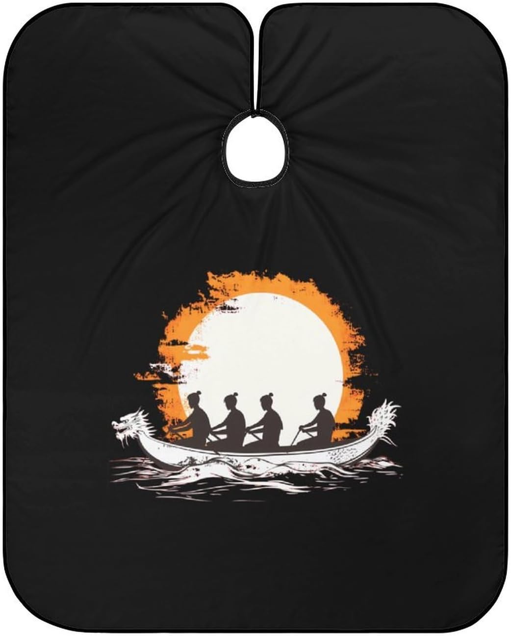I Paddle Dragonboat Barber Cape Professional Hair Cutting Apron Hairdresser Cape for Men Women
