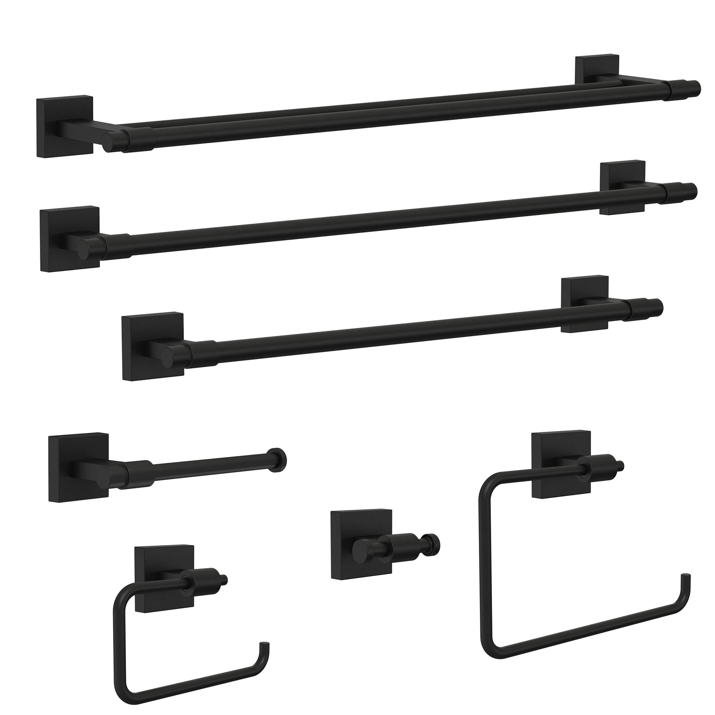 Delta Single Post Toilet Paper Holder | Matte Black | Wall Mount | Maxted Bathroom Accessories — Amazon image 3