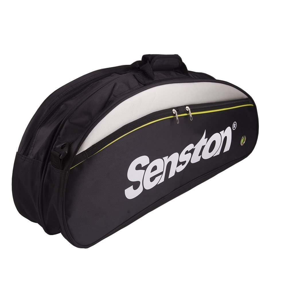 Senston Borsa Racchetta di volano,Singola Spalla Borsa Racchetta,6 Borsa Racchetta,Impermeabile e Antipolvere(Blu).