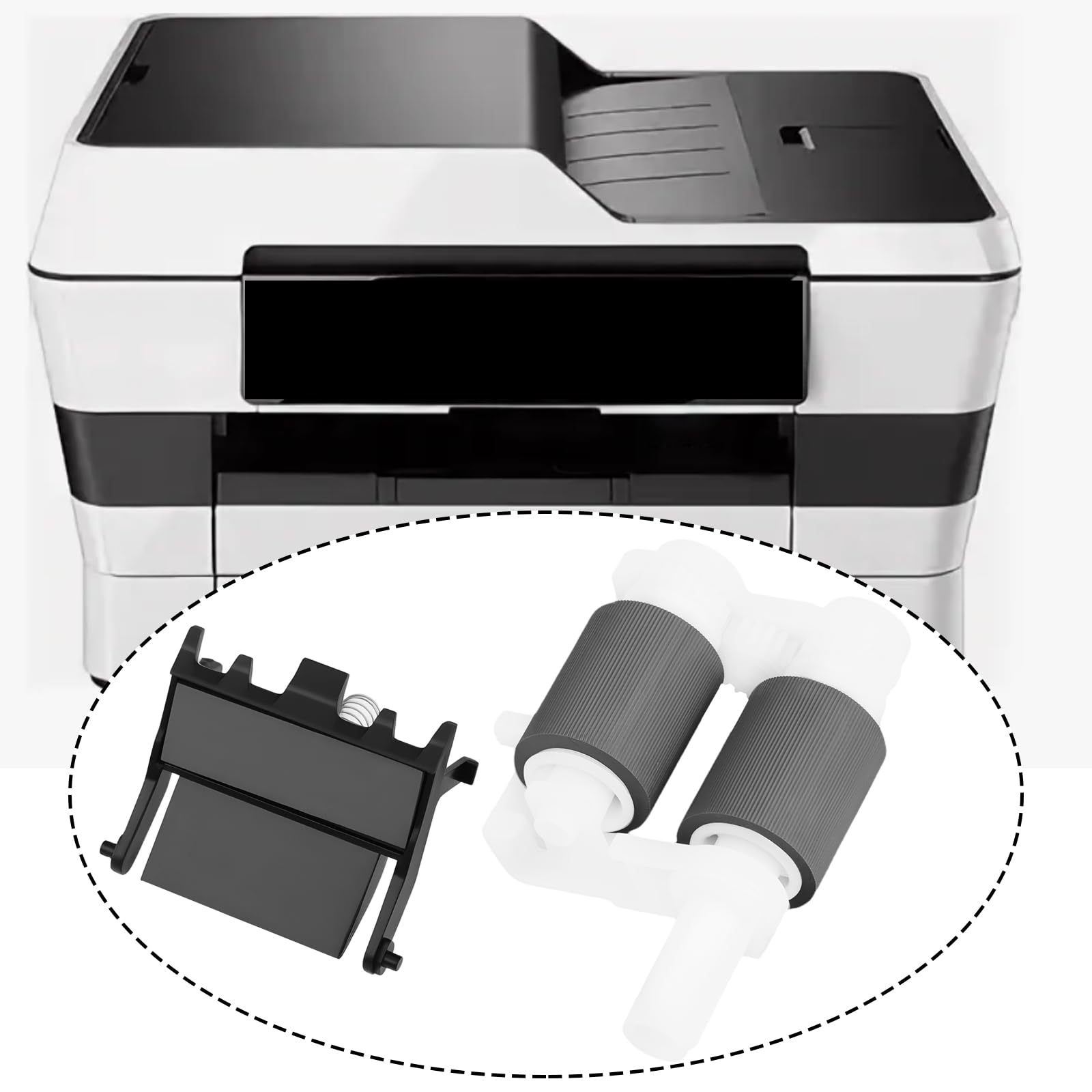 Kit Rullo Di Prelievo Alimentazione Carta Cassetto LY7418001 Compatibile Con Brother MFC-9130 MFC-9140 MFC-9330 HL-3140