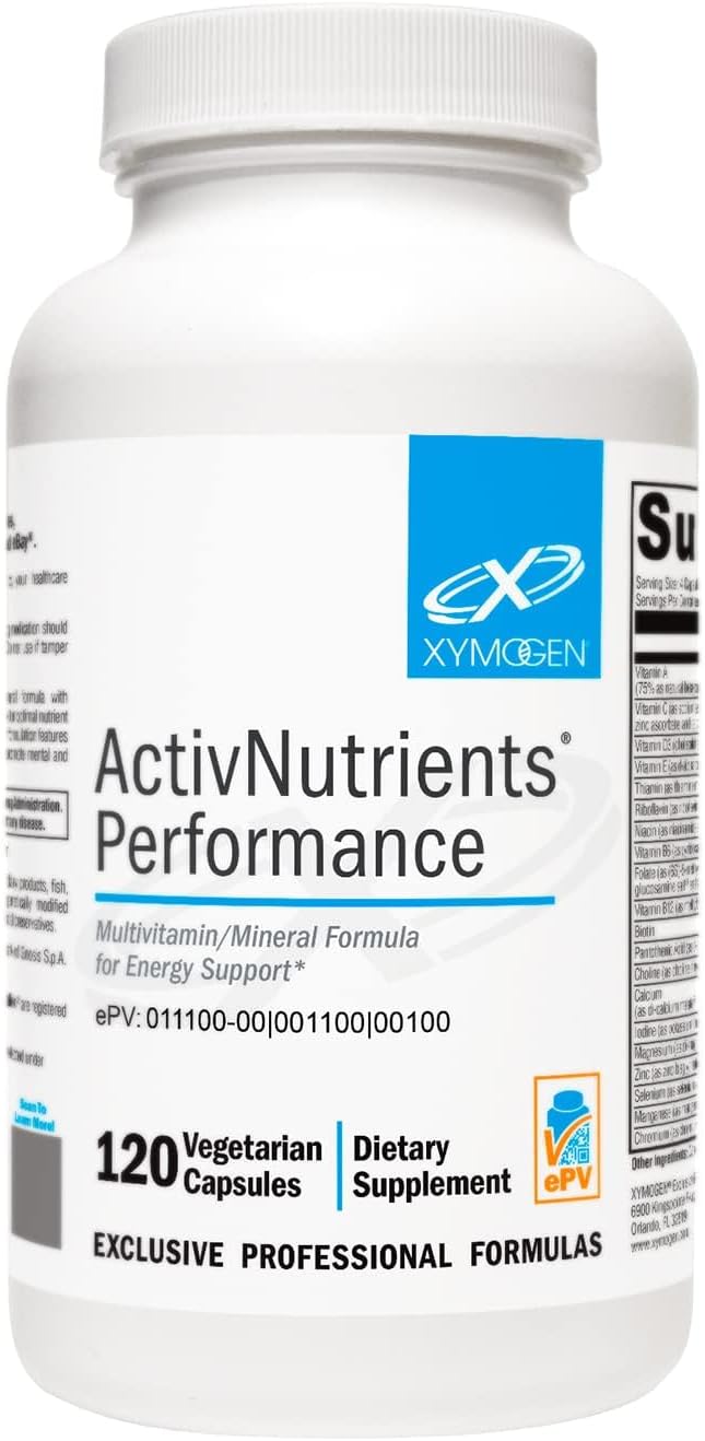 - ActivNutrients Performance - Multivitamin & Multimineral Formula - Energy, Immune & Wellness Support - Active B Vitamins & Chelated Minerals - Vegetarian, Non-GMO & Gluten Free - 120 Capsules
