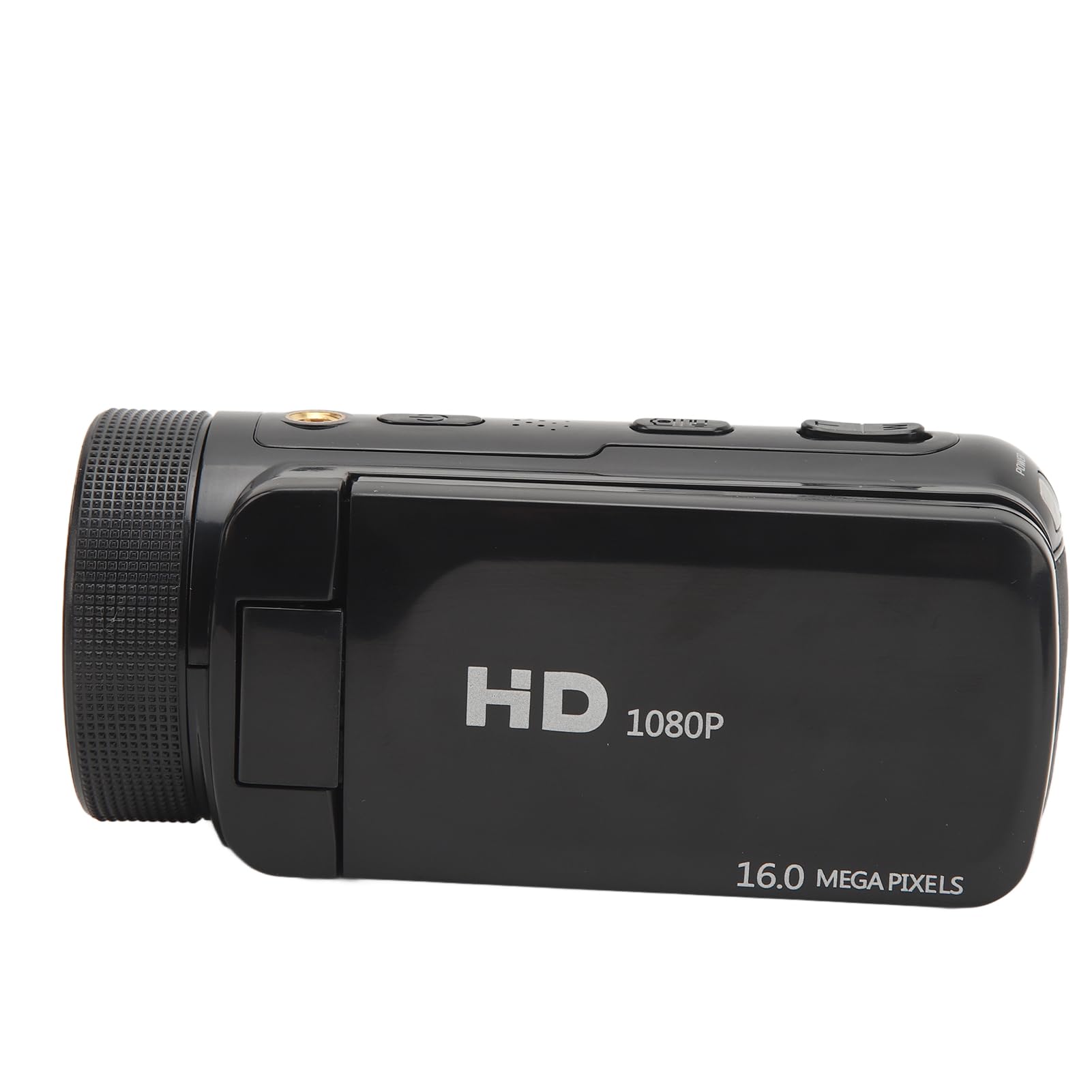 Caméscope à Zoom Numérique 16X avec Microphone, Caméra de Vlogging Portable HD 1080P 16MP, écran Tactile IPS de 2,4 Pouces et Objectif Grand Angle, pour Voyage, Diffusion en Direct