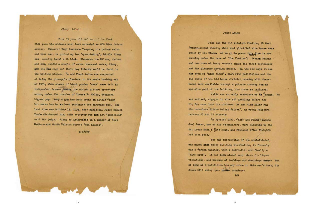 Bullets for Dead Hoods: An Encyclopedia of Chicago Mobsters, c. 1933