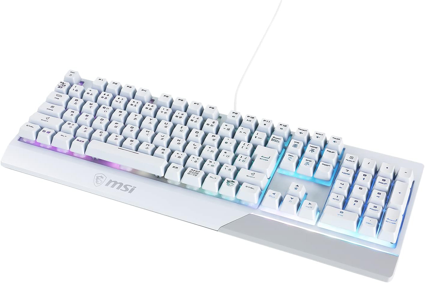 MSI Vigor GK30 COMBO WHITE JP Gaming Keyboard Mouse Set KB576