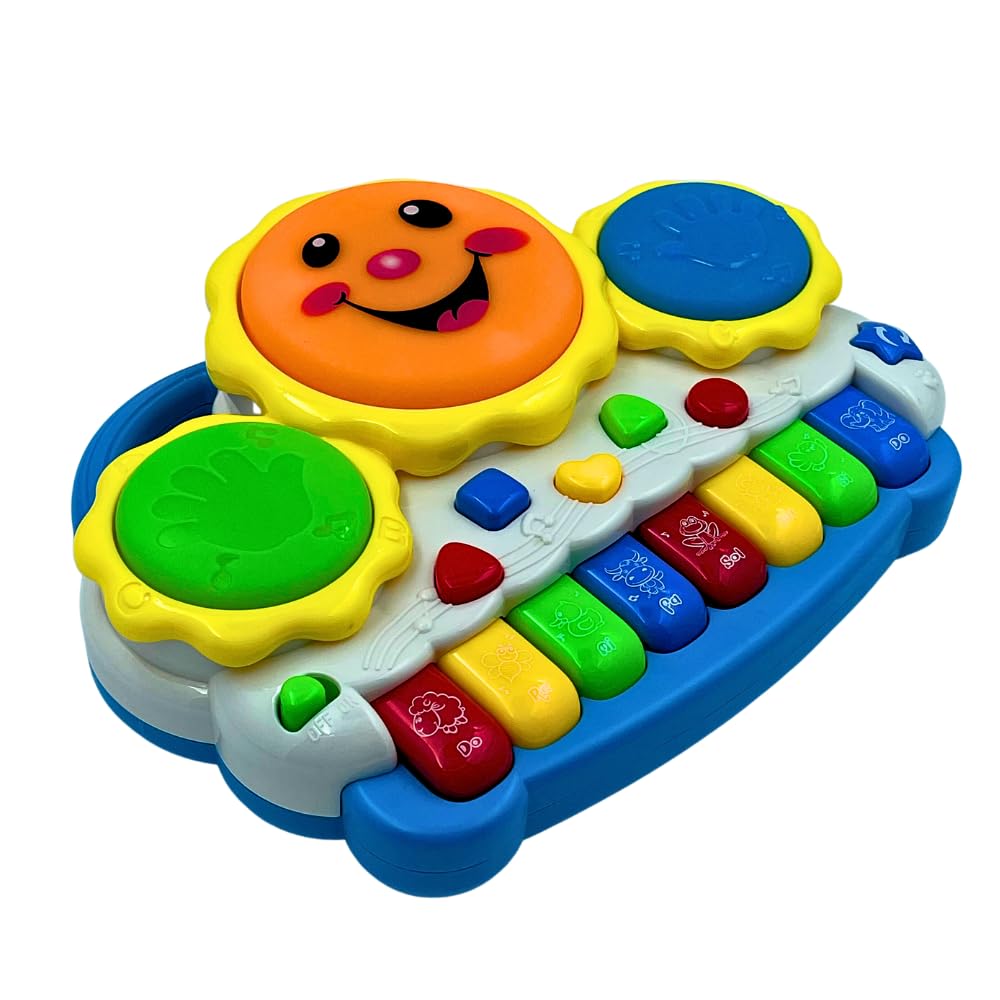 See full amazon price history chart for ToysEpic Drum Keyboard Piano Musical Toys Instruments + Piano Toy for Kids Music and Lights Baby and Toddler Toy Animal Sounds and Songs Best Gift for Kids, Multi Color ToysEpic Drum Keyboard Piano Musical Toys Instruments + Piano Toy for Kids Music and Lights Baby and Toddler Toy Animal Sounds and Songs Best Gift for Kids, Multi Color (B0C65RHQB3) Amazon Price History, Amazon Price Tracker