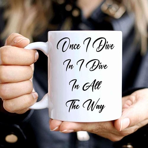 Miniatura 7 de Scuba Diving Gift, an Ideal Retirement Present for Father - Those Who Dive Deep, Inspirational Quote on 11 Oz White Ceramic Coffee Mug