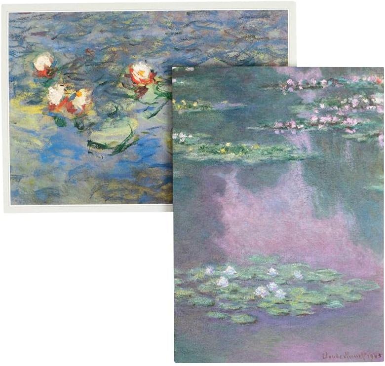 Caspari Monet Blank Boxed Note Cards, 32 Cards & Envelopes