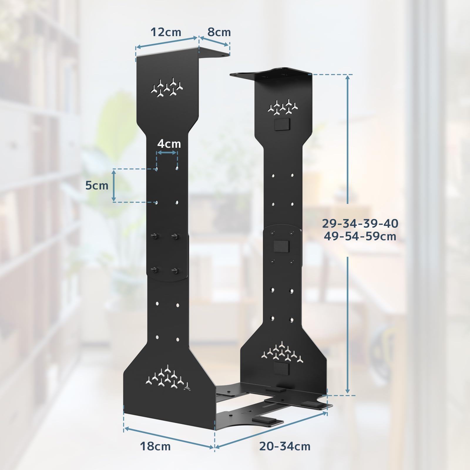 Amazon | WORLDLIFT CPUスタンド 吊り下げ PCホルダー 最大幅34cm 耐