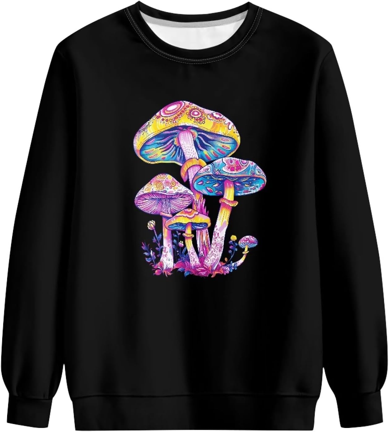 Womens Crewneck Sweatshirt with Design Oversized Long Sleeve Graphic Tshirts Shirts for Women XS-4XL