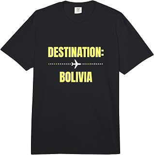World Travel Vacation Holiday Bolivia Comfort Colors Adult Heavyweight T-Shirt